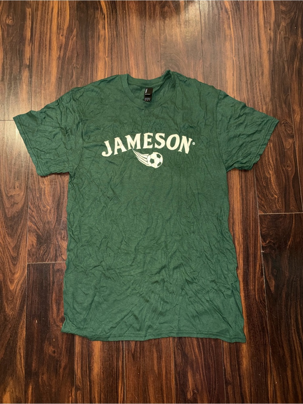 Green Crew Neck Men's T-Shirt